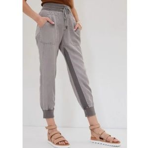 Grey Anthropologie Greenway Joggers (size extra small)